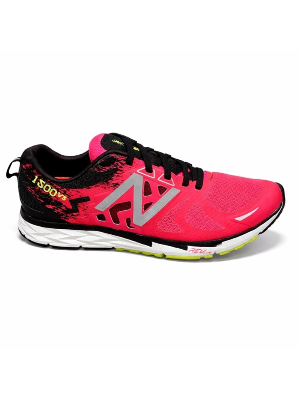 New Balance Women's 1500v3 Running Sneakers in Neon Pink and Black Size 9
